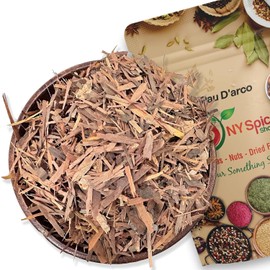 NY Spice Shop Pau D'arco/Ipe Roxo - Cut & Sifted - 2 Pound Pau D’arco Tea Bark - Pau D’arco Herb - Herbal Tea - Inner Bark - Natural Flavor Enhancer - Culinary Gem