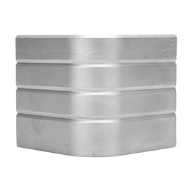 Boat Corner Caps Pontoon Aluminum Deck Corner Casting for 90° Rounded Corner Height: 3-1/8in to 3-3/16in Top: 3-1/8in to 3-3/16in