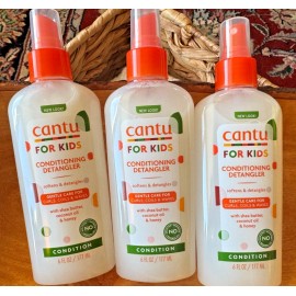 Cantu 3pk-Cantu Kids Curl & Wave Conditioning Detangler  6oz-shea butter-honey-c