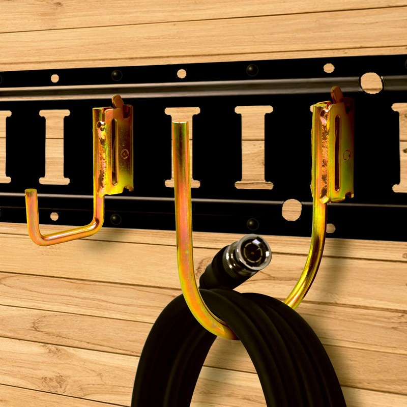 Zhupoub 8 Pack E-Track J Hooks, Heavy Duty Accessories for