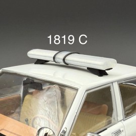 LED Ready Lightbar 1/18 LED Compatible Jetstrobe Jetstream Lightbar Clear Police Sheriff Fire