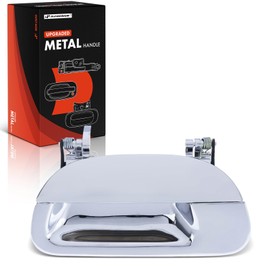 A-Premium Upgraded Metal Tailgate Handle Liftgate Latch Handle Compatible with Ford F-150 F150 1998-2003, F-250 F250 1997-1999, F-150 Heritage 2004, F-250 F-350 Super Duty 1999-2007, Chrome