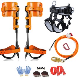 Gdsinstna Tree Climbing Gear，Tree Climbing Spikes Set, for Climbers, Hunting, Fruit Picking