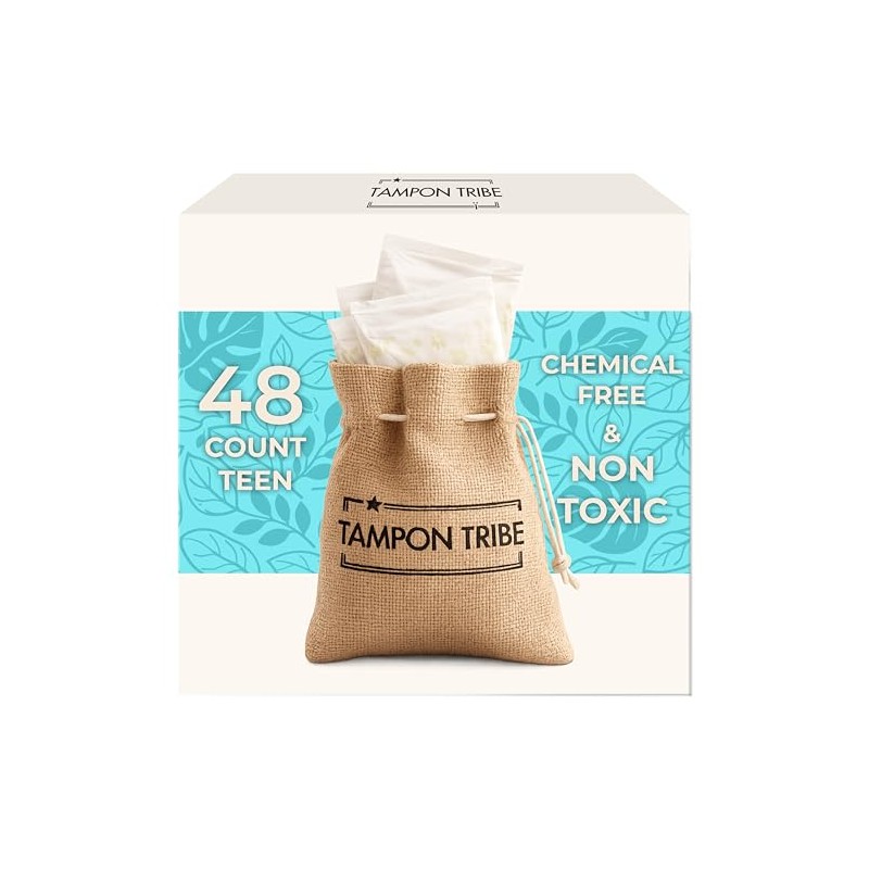 Tampon Tribe Compresas de algodón orgánico para adolescentes | 48
