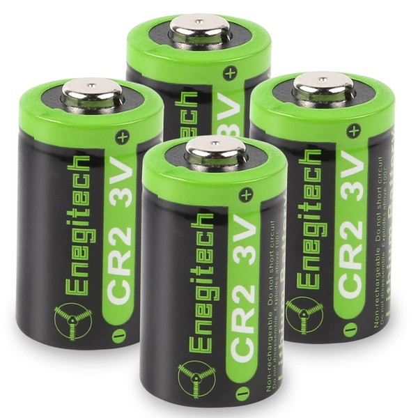 Enegitech CR2 3V Lithium Battery, 3 Volt DLCR2 Battery for