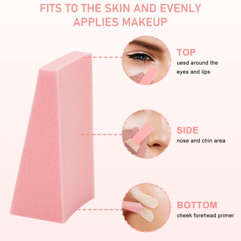 Sibba Pack of 48 Powder Puffs Small Makeup Sponge Blender