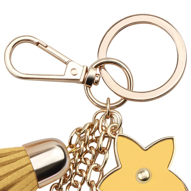 F.ZH Key Holder, Star Pattern, Bag Charm, Bag, Star Accessory,