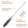 PAUDIN 10 Inch Honing Steel, Knife Sharpening Steel, Professional Carbon