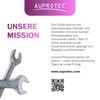 AUPROTEC Ice Scraper, Telescopic, Ultra-Light, with Brass Blade, Pink Blue,