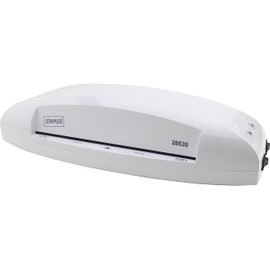 Staples Thermal Laminator Machine, 9.5 Inch W, Dual-Function Hot & Cold Laminating, Office Presentation Supplies, White/Gray