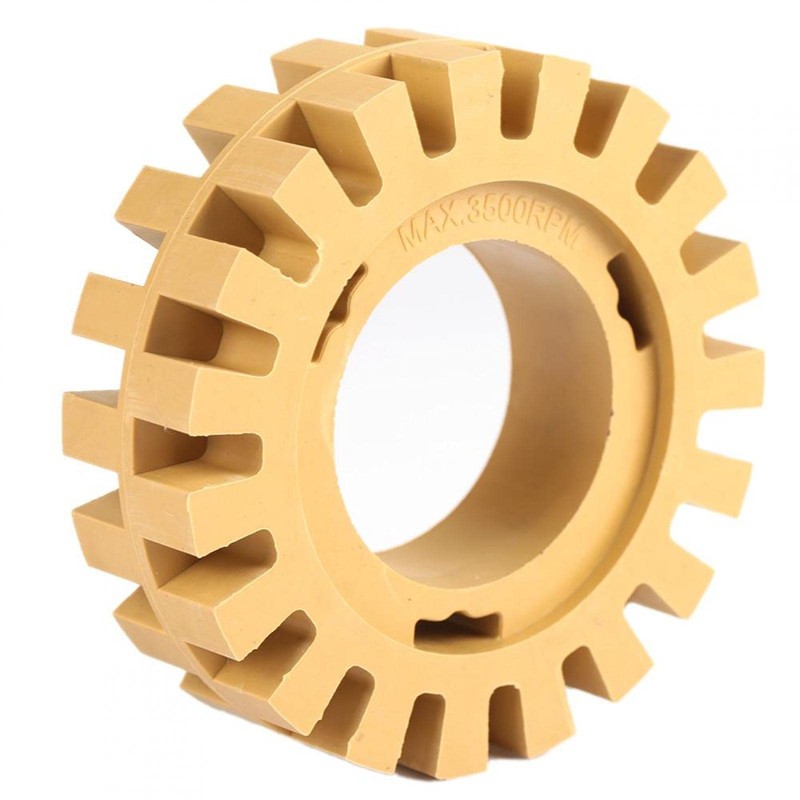 Rubber Wheel Eraser, Decal Remover Wheel, 1 PC 100mm 4in