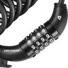 Retrospec Grizzly Bike Lock - 6ft Anti-Theft Cable with 4-Digit