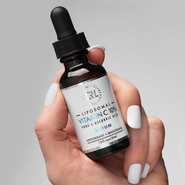 Clinical Resolution Liposomal Vitamin C 10% Serum For Face Anti Aging Formula with, Hyaluronic Acid, Vitamin E Brightening Serum Improve Dark Spots, Tone, Fine Lines & Wrinkles (1.0 fl oz / 30ml)