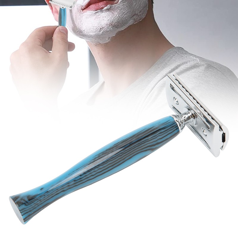 Men's Beard Razor Handle Double Edge Manual Safety Shaving Razor