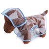 Harikaji Pet Raincoat,Small Dog Waterproof Puppy Raincoat Coat Transparent Pet