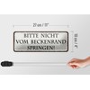 FEMER Tin Sign with German Text 27 x 10 cm