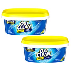 OxiClean Versatile Stain Remover, Over 101 Uses, Chlorine-Free, For All Machines, 1.77 lb (Pack of 2)