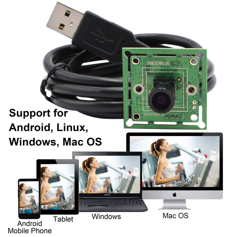 VGA USB Camera Module High Speed Wide Angle PC Camera
