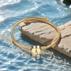 Chili Jewelry Initial J Letter Heart Gold Cuff Bracelets Expandable