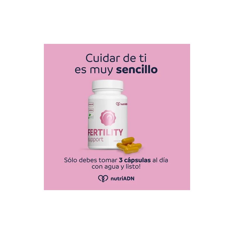 Suplementos Fertility Support NutriADN Sin Sabor
