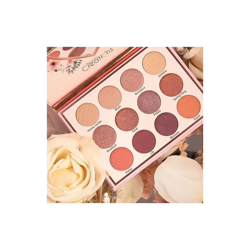 Set De 3 Paletas Floral Bloom, Sombras, Rubor E Iluminador