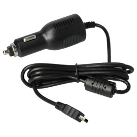 vhbw IN-CAR CHARGER for Navigation systems with Mini-USB-connection with intergrated TMC-receiver for GARMIN Nüvi, Zumo, Streetpilot amongst others.