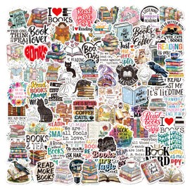 100PCS Waterproof Vinyl Stickers - HD Holographic Book Stickers for Laptops and Water Bottles, Skateboards Mugs Cell Phones Scrapbooking Kids and Teens