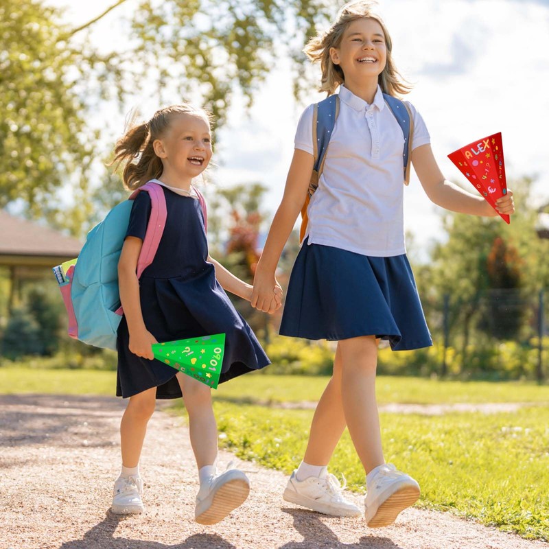 Draupnir Pack of 6 Sibling School Cones, 25 cm Small