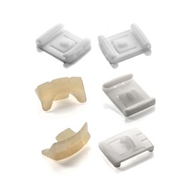 LST Sitzverstellung Versteller Sitzschienenführung Reparatursatz Gleitstück Gummi Clip Kompatibel mit Seat Arosa Cordoba I Ibiza II Toledo I