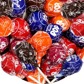 Tootsie Roll Pops with Chocolate Tootsie Roll Center, 5lb Bulk Bag (Approx 110 Count), Original Assorted Fruit Flavors, The Hampton Popcorn & Candy Company