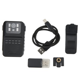1080P Mini Body Camera Wearable Audio Video Recorder Night Vision IP64 Waterproof 130 Degree Angle for Law Enforcement