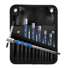 LABEAR-6pcs Metric 3-Way T-Handle Spinner Hex Allen Key Wrench Set – Sizes from 2mm to 8mm – Sliding Handle, Spinning Sleeve for Versatile Speed and Leverage Application
