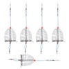balacoo 5pcs Metal Bait Cage Fishing Bait Cage Lure Cage
