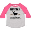 inktastic Hunter in Training Hunting Toddler T-Shirt 3T Heather and