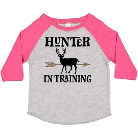 inktastic Hunter in Training Hunting Toddler T-Shirt 3T Heather and Hot Pink 2de6a