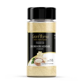 GranAroma Horseradish Powder, Sharp & Spicy, Dried Horseradish Seasoning (3.68 Ounce)