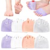 4 Pairs Silicone Toe Separators for Women & Men,Bunion Corrector