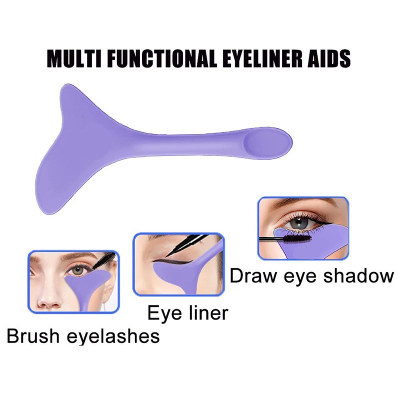 4 Pcs All In One Eyeliner Stencils Wing Tips +