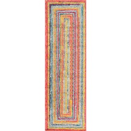 nuLOOM Hargis Labyrinth Runner Rug, 2' 6" x 6', Multi