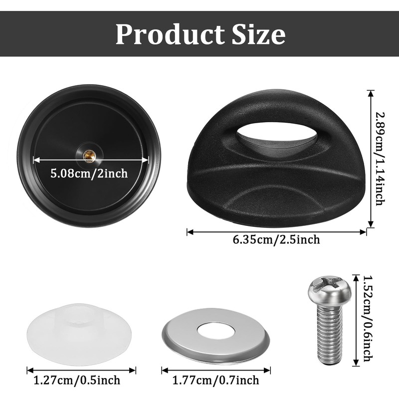 2 Pack Pot Lid Handle Knob Grip, Universal Pot Lid