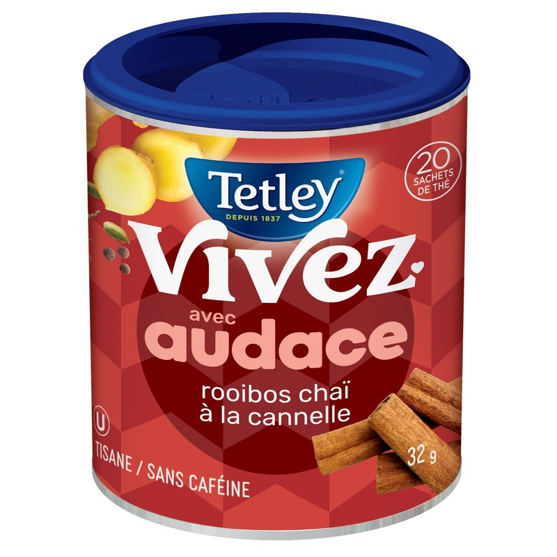 Tetley Live Bold Rooibos Chai Tea - 20 Tea Bags,