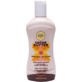 Beach Vibes - After Sun Crema Aloe Cacao 240 ml. Crema calmante y reparadora para después del sol. Manteca de Cacao y Aceite de Coco para suavizar e