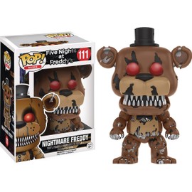 POP Five Nights at Freddy - Nightmare Freddy Funko Pop! Vinyl Figure (Bundled with Compatible Pop Box Protector Case) Multicolor 3.75 inches