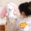 Irunfast 23CM Bunny Plush Toy,Soft Carrot Bunny Stuffed Animal Toy,Reversible