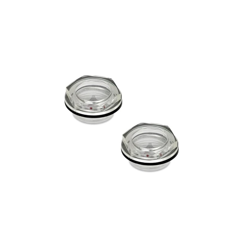 Ganter Normelemente GN 541-14-G1/2-A Oil Sight Glass with Reflector Plastic