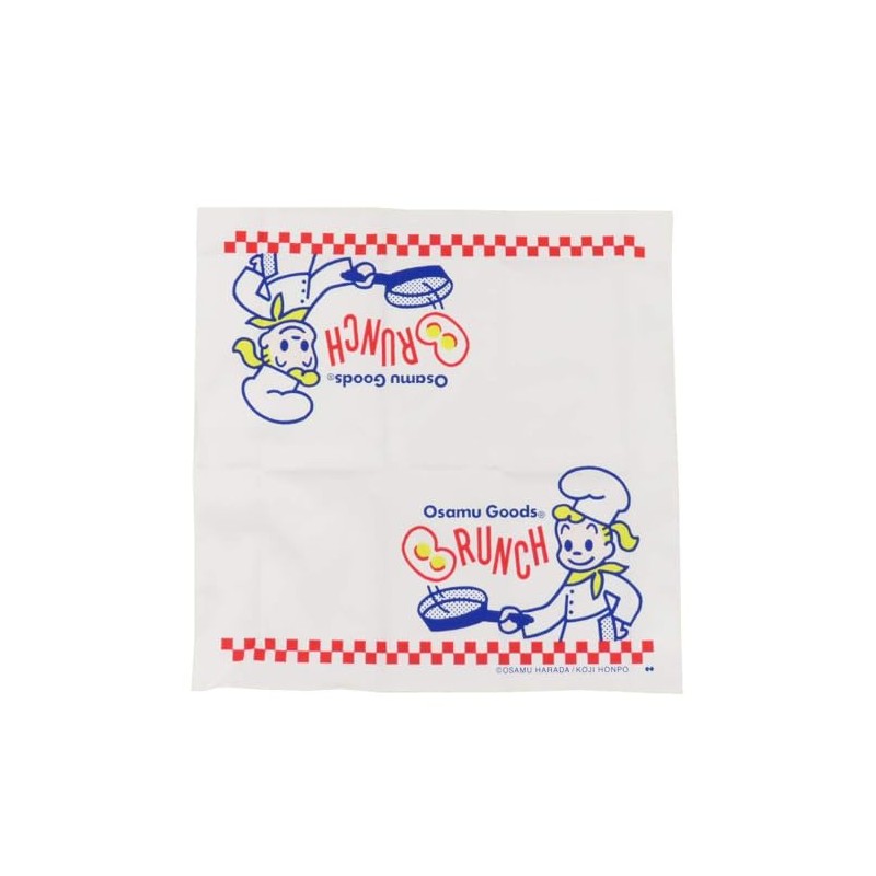 Ken Onishi OSAMU GOODS Lunch Cloth BRUNCH Size: Approx. 16.9