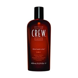 American Crew Classic 3-in-1 Shampoo, Conditioner and Body Wash, 15.2 Ounce