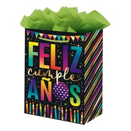 Bolsa Regalo Empaque Obsequio Fiesta Feliz Cumpleaños
