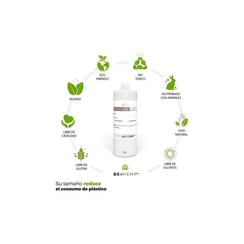 Crema Beohemp De Jojoba 1l | Vegana, Natural Y Biodegradable