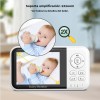 Ttmxi Monitor Para Bebé 3.2 Pulgadas Con Cámara Visión Audio